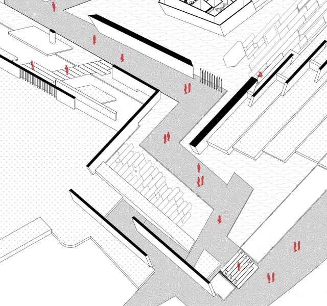 空間序列，天華建筑設計